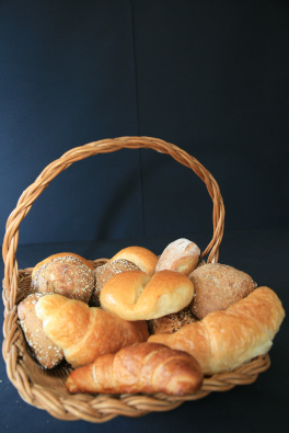 boulangerie patisserie alphonse pellet - panier petits pains croissants